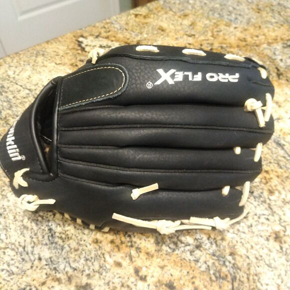 Franklin Pro Flex 4113L 12.5" Hybrid Series Baseball Glove Black Left Handed - Picture 9 of 11